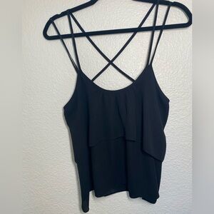 Forever 21 Black Layered Camisole